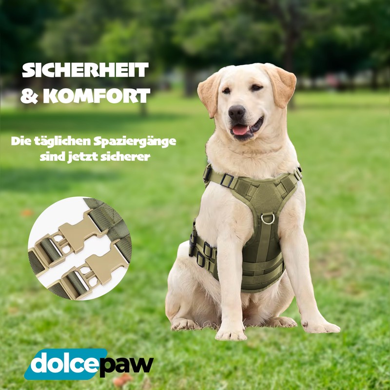 DOLCEPAW Dog Harness for Medium Dogs, Dog Harness, No Pull,