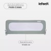 Infanti Barandal De Seguridad Para Cama Infanti Color Gris Lisa