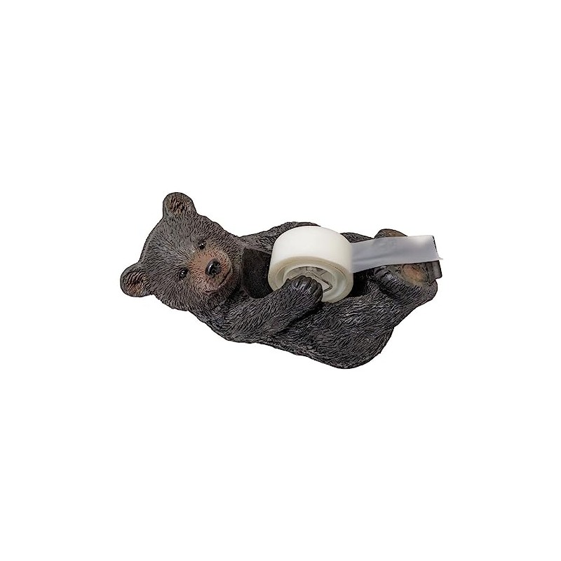 Adorable Black Bear Tape Dispenser/Stand for Cabin Lodge Style -