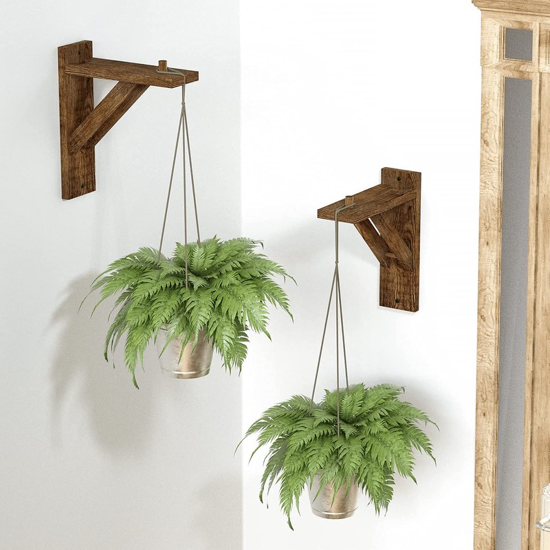 J JACKCUBE DESIGN Set of 2 Wall Mount Solid Rustic