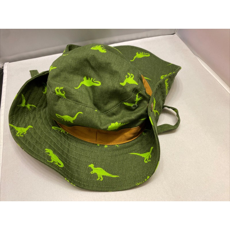 Wonder Nation Boys Sun Hat Bucket One Size Green Dino