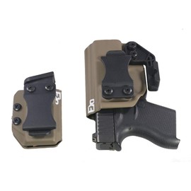 FDO Industries IWB Kydex Holster Compatible with Glock 43 w/IWB Mag Carrier -The Paladin Series -Made in USA- (Flat Dark Earth)
