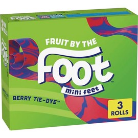 Fruit by the Foot Berry Tie Dye Mini Snacks 3 Count
