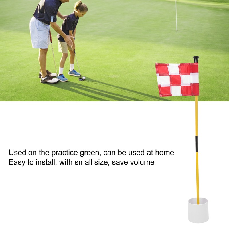 Golf Pin Flag Hole Cup Set for Mini Putting Green