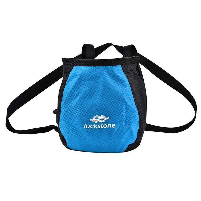 Bolsa de gis para escalada con cordón y cinturón ajustable