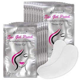 Lunamoon Eye Pads for Eyelash Extension Eyelash Pads Dyeing Eyelash Lifting Eye Gel Patch for Eyelash Extensions 50 Pairs (Girls)