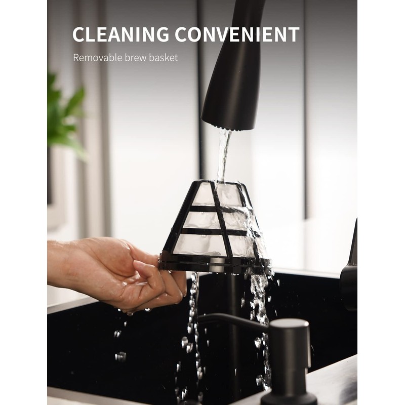 SHARDOR 10-Cup Programmable Coffee Maker, Regular & Strong Brew Drip