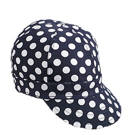 Mutual Industries 7322-0-0 Kromer Blue/ White Dot Style Welder Cap, Cotton, Length 5", Width 6"