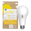 GE Sun Filled LED Light Bulb, 60 Watt, Soft White,