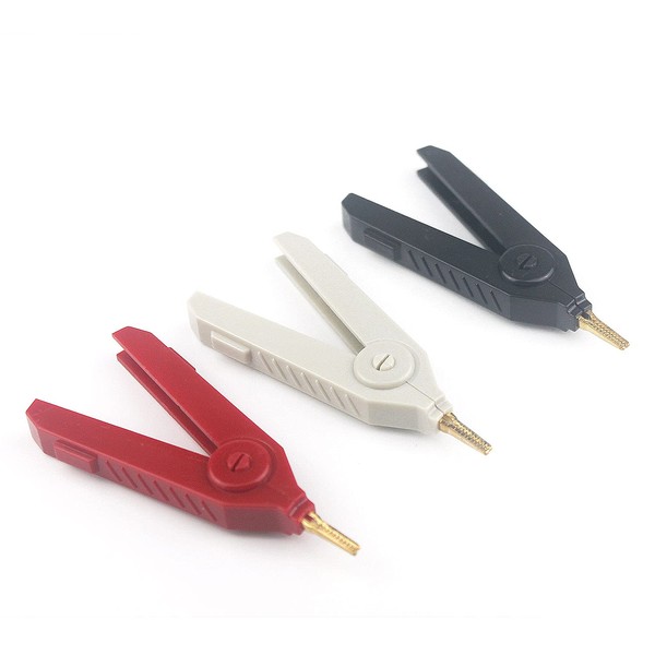 Aoowei Crocodile Clips 20A Gold Plated Alligator Test Clip for