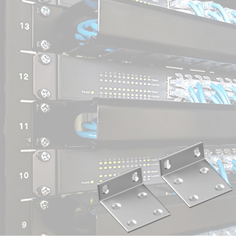 Rack Mount Kit Compatible with Ubiquiti Switch,Rack Ears Mount for