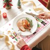 JarThenaAMCS 50 Pack Christmas Paper Place Mats Cartoon Nutcracker Placemats