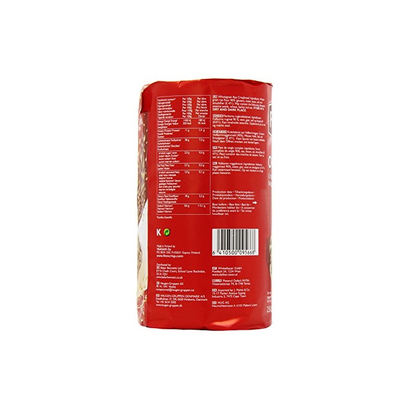 (12 PACK) - Finn Crisp - Orig Rye Crispbread |