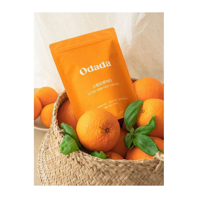 [Odada] Sweet Orange Tea 3 packs (72 pieces) / [오다다]