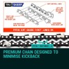 Baumr-AG Tru-Sharp 3/8 Pitch Chainsaw Chain for 24 Inch Bar