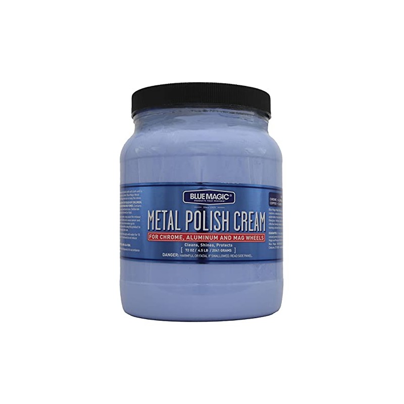 Blue Magic 550 Metal Polish Cream Non-Abrasive Tarnish and Oxidation