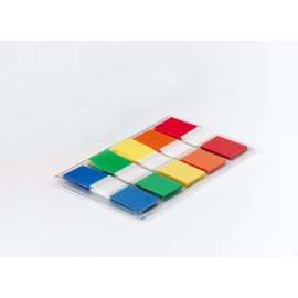 Post-it Flags with On-the-Go Dispenser, Assorted Primary Colors, 1/2-Inch Wide, 100/Dispenser, 1-Dispenser/Pack