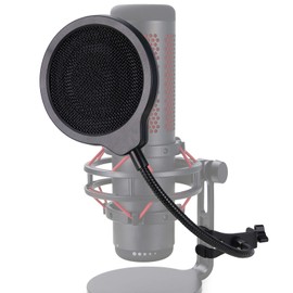 HyperX QuadCast Mic Pop Filter - Professional Microphone Metal Windscreen 4 Inch 3 Layers Pop Screen Suitable for HyperX QuadCast S Mic by YOUSHARES