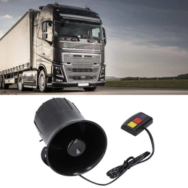 12V 30W 105db Car Horn 3 Tones Emergency Warning Alarm Siren for Car Motorcycle Mopeds