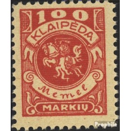 Memelgebiet 146 fine used/cancelled 1923 Postage stamp (Stamps for collectors) Flags/Coats of Arms/Maps