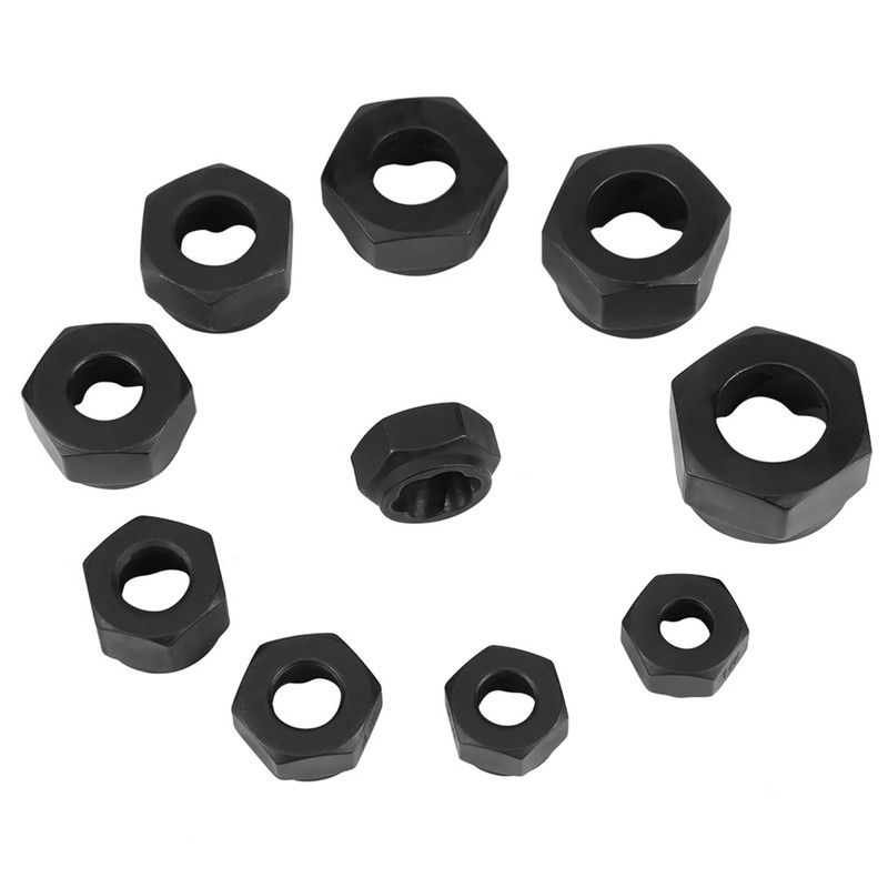 11pcs/ Set 9-19mm Damaged Nut Bolt Remover Stud Extractor Locking