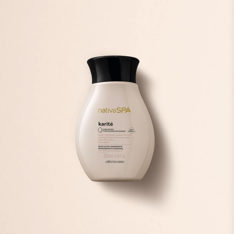 OBOTICARIO NATIVA SPA OLEO HIDRATANTE KARITE 6.8 fl oz (200