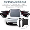 X AUTOHAUX Leather Car Door Anti Kick Pad Sticker for