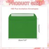 PATIKIL 7.5x5.5 Inch Invitation Envelopes, 100 Pcs Self-Seal for Invitations