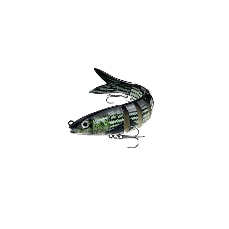 FOLANDO Multi Jointed Pike Fishing Lures, 135.CM/18G 3D artificial lure