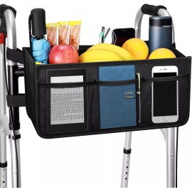 Medical King Walker Basket & Bag – Water-Resistan