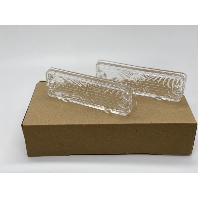 KK 1966 66 Impala Belair Biscayne Parking Light Lamp Lens Pair