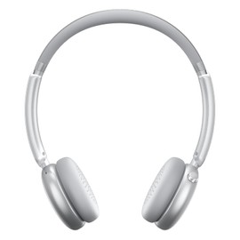 LORELEI Q60 Wireless Bluetooth On Ear Headphones，Built-in Micphone, 40 Hours Up Battery Life, Lightweight ，Bass Mode, Memory Earmuffs (Silver)