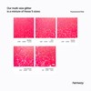 Hemway Craft Glitter Fluorescent Pink 100g Multi Size Glitter