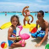Pack of 8 Inflatable Palm Trees Coconut Tree Set, Hawaii