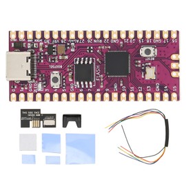 for RasPi Board Dual Core 264KB ARM Cortex M0+Processor Flexible Microcontroller Board with SD2SP2 SDLoad SDL Adapter Black