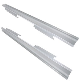 ECOTRIC Pair Outer Rocker Panels Compatible With 1997-2005 Buick Century and Regal 4Door Steel