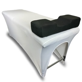 Spa Bed Cover for Lash Extension Bed TopBuy Lash Bed Cover - Excellent for a Lash Table or Massage Bed (White)