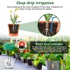 AnseTo Smart Solar Irrigation Kit - 15m Hose,Auto Watering for
