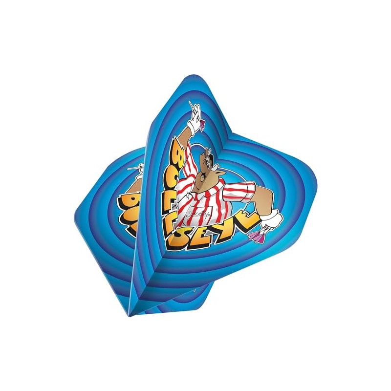 Bullseye Dart Flights | 100 Micron Premium Extra Strong Standard