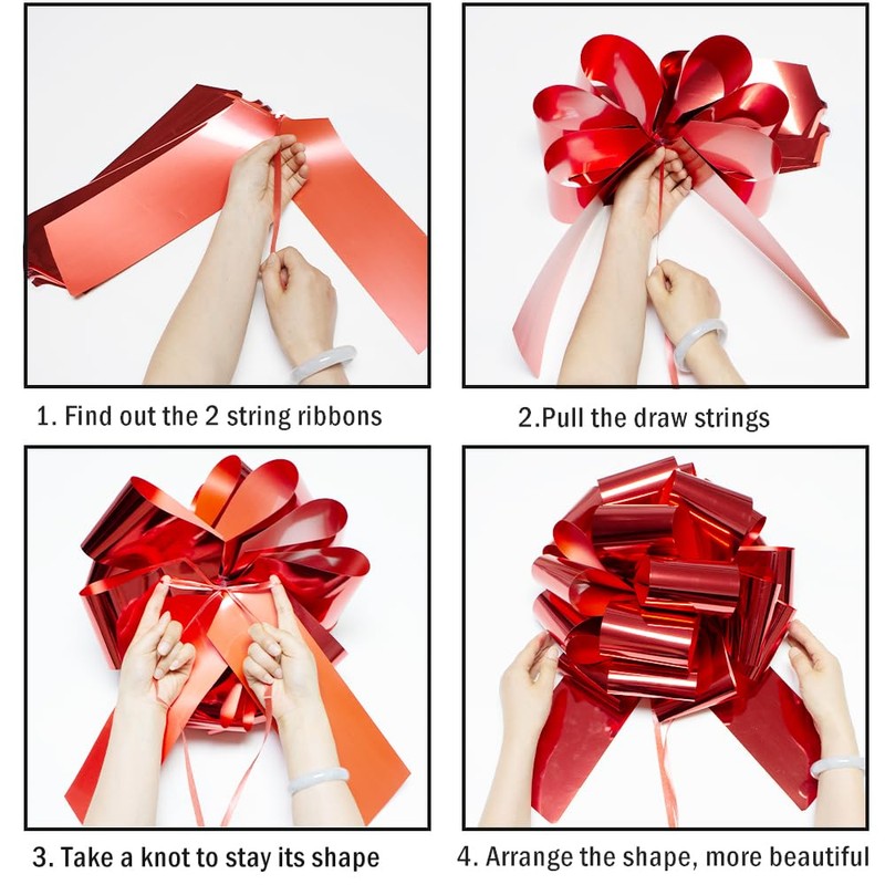 HSXJJ 1Pcs 14 Inch Giant Large Pull Bow Big Bow,Great