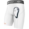 Shock Doctor Men's Compression Shorts With Protective Cup Breathable Athletes