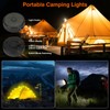 NEWCITY Camping String Lights, 2 in 1 Outdoor String Lights