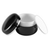5 x 15 ml gel jars, black, empty container, cream