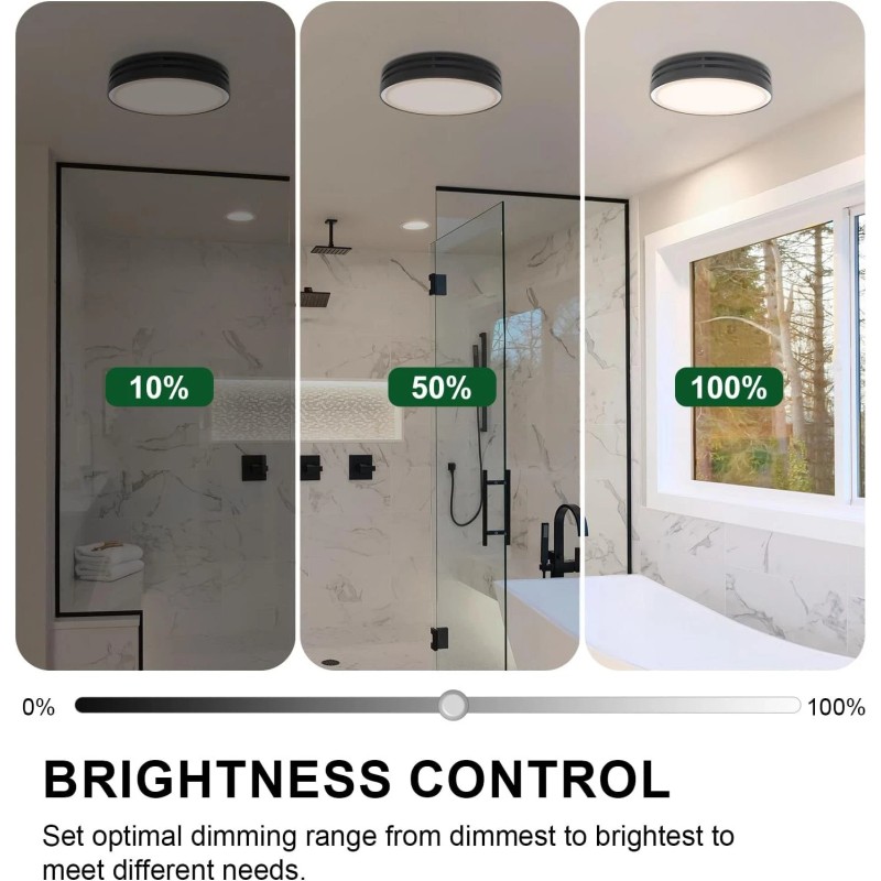 Akicon Dimmer Switch for Exhaust Fan with Light, Single Pole