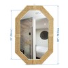 Nagina International Large Nautical Jute Mirror for Bathroom | Nautical