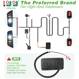 10L0L Universal Golf Cart Brake Light Switch Pad, Brake Pad for Club Car EZGO Yamaha Golf Carts