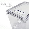 Kokubo KK-646 Transparent Vegetable Storage Container with Grate, Small, Made