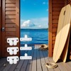 3Pcs White Marine Boat Ball Catch Door Cupboard Spring Back