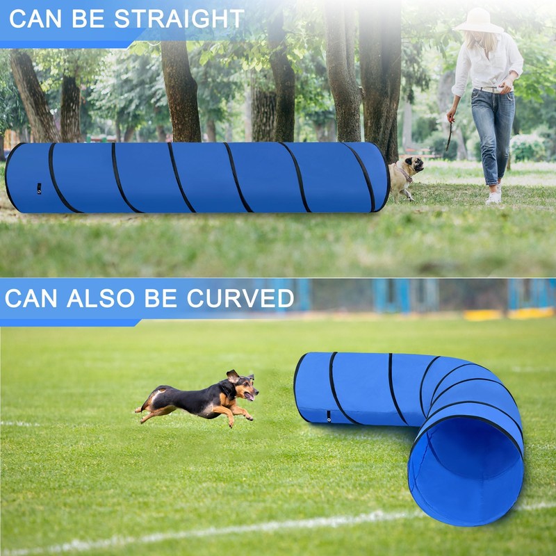 Dog Agility Tunnel, Dog Agility Equipment, Dog Agility Training with