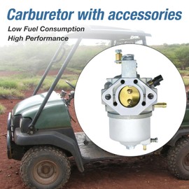 15003-2178 Carburetor Replacement for Kawasaki Mule 500 520 550 KAF300 KAF300A KAF300B KAF300C KAF300D 15003-2589, 11009-2939, 11060-2334 with Fuel Pump